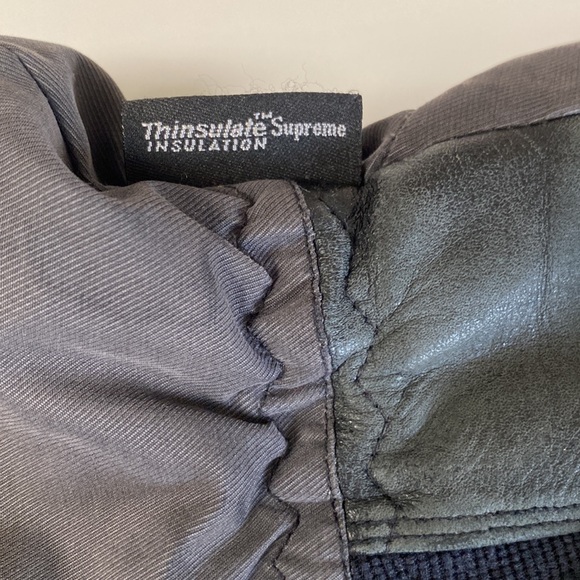 GORE-TEX Gates Palm-Leather Thinsulate Supreme Insulation Gloves - Picture 6 of 9